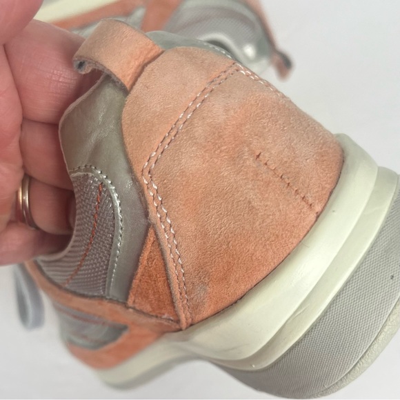 EARTH-traveler suede & mesh sneaker in burnt-orange-woman’s 8 - Picture 6 of 10